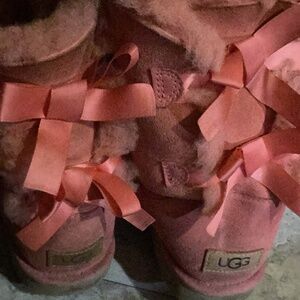 Pink Bailey Bow Uggs